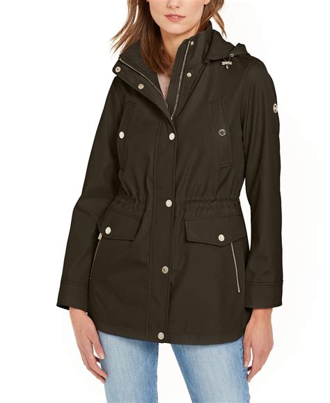 coats for women michael kors|Michael Kors anorak jacket women.